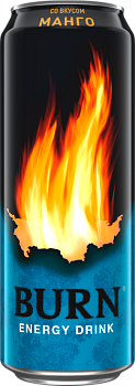 Напиток Burn Манго 0.49л
